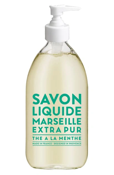 Compagnie De Provence Mint Tea Liquid Marseille Soap, 16.9 oz