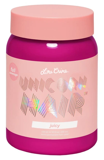 Lime Crime Unicorn Hair Full Coverage Semi-permanent Hair Colour In Juicy