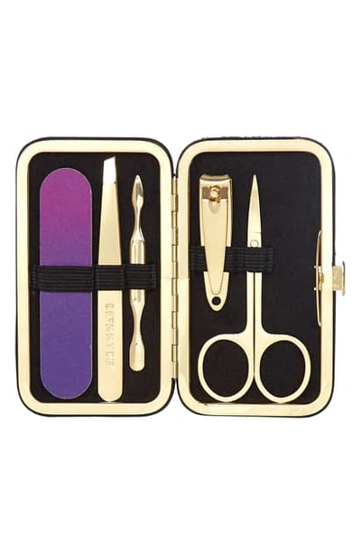 Skinnydip Bliss Purple + Gold Manicure Set In Pink Purple - Gold