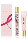 ESTÉE LAUDER AERIN BEAUTY ROSE LIP CONDITIONER & AMBER MUSK ROLLERBALL SET,PHFL01