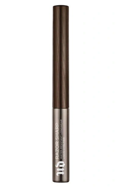 Urban Decay Razor Sharp Water-resistant Longwear Liquid Eyeliner In Darkforce