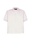 PRADA LOGO COTTON POLO-SHIRT,11331427