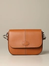 TOD'S D BAG IN LEATHER WITH LOGO,11331416