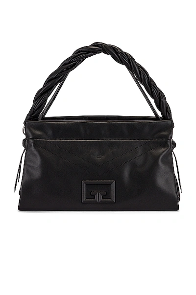 Givenchy Large Id 93 Twisted Strap Zip Bag In Black