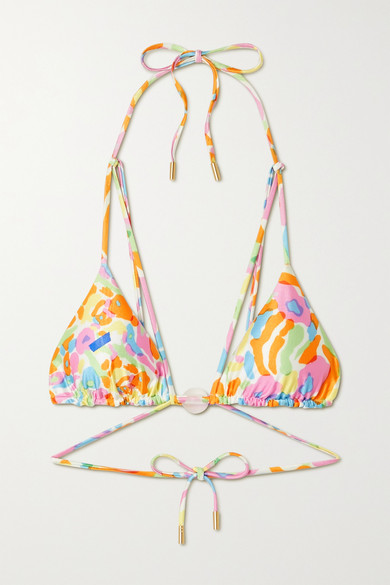 embellished bikini top