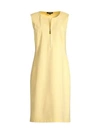 Lafayette 148 Plus-size Fundamental Bi-stretch Audren Dress In Sunglow