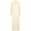 THE ROW VALI IVORY DRAPED MAXI DRESS,3194369