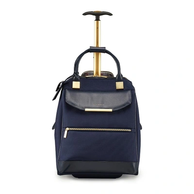 Ted Baker Luggage W5009 Wheeled Business Case In Navy