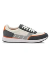 Swims Breeze Wave Athletic Mix Media Sneakers In White Grey