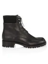 CHRISTIAN LOUBOUTIN Trapman Leather Hiking Boots