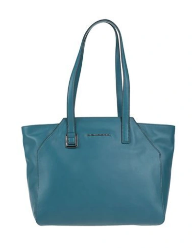 Piquadro Handbags In Deep Jade