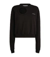 OFF-WHITE COTTON METEOR SWEATSHIRT,15304440