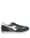Diadora Green Suede Sneakers In Military Green