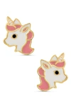 LILY NILY UNICORN STUD EARRINGS,377E-PW