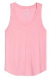 Alo Yoga New Moon Tank In Macaron Pink