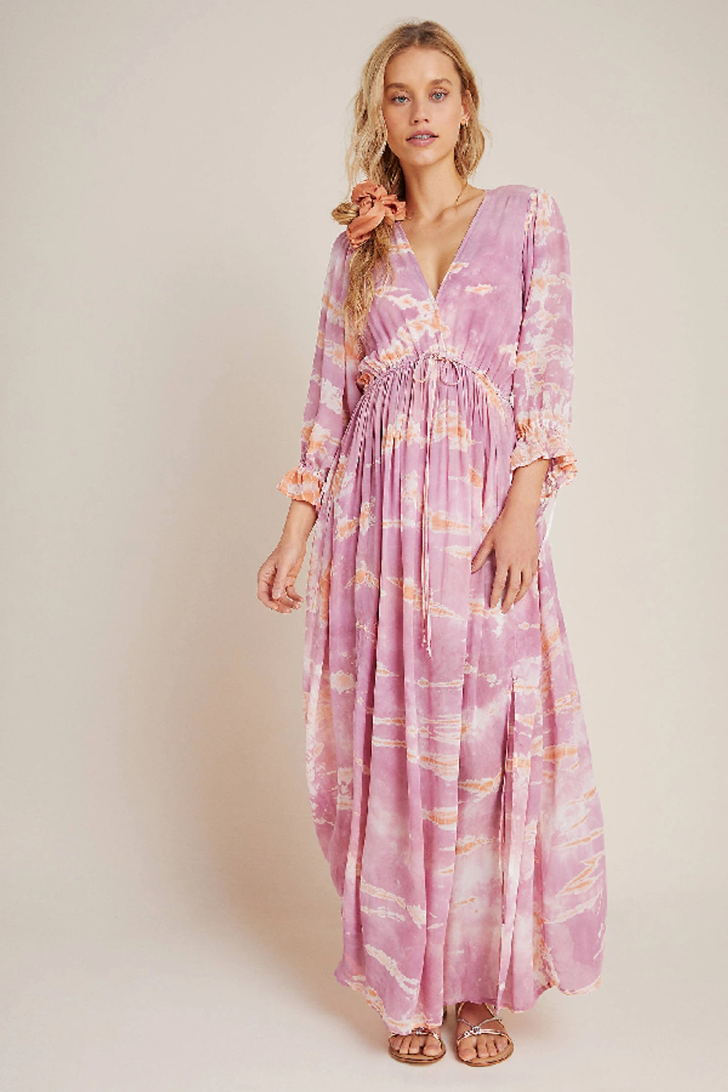 young fabulous and broke pink dress Women's Amina Maxi Dress in Pale Pink by YFB