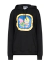 MOSCHINO MOSCHINO WOMAN SWEATSHIRT BLACK SIZE 6 COTTON,12460692UH 1