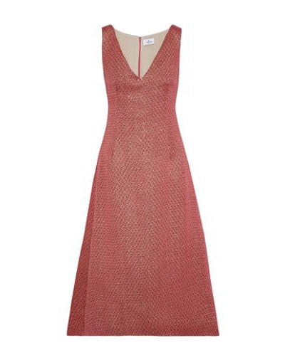 J Mendel 3/4 Length Dresses In Pastel Pink