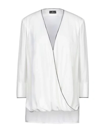 Elisabetta Franchi Blouse In White