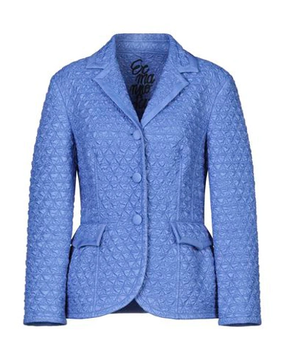 Ermanno Scervino Suit Jackets In Blue