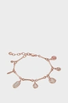 MONICA VINADER 18k Rose Gold Vermeil Siren Tonal Multi Drop Bracelet,RP-BL-STMD-MIX