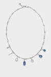 MONICA VINADER STERLING SILVER SIREN TONAL MULTI DROP NECKLACE,SS-NK-STMD-MIX