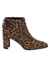 STUART WEITZMAN LOFTY CHEETAH-PRINT SUEDE BOOTIES,0400011188049