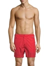Ralph Lauren Mayfair Slim-fit Swim Shorts In Red