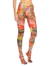 VERSACE FLORAL PRINT TIGHTS,0400012522691