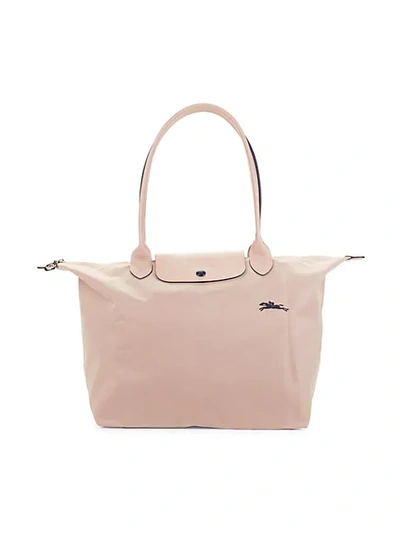 Longchamp Large Le Pliage Club Tote In Pink