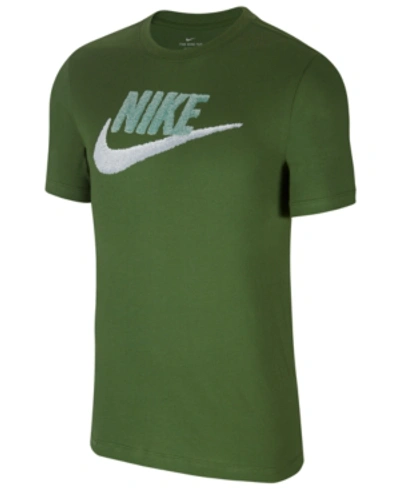 Nike Men's Sportswear Logo T-shirt In Trline/white