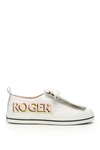 Roger Vivier Call Me Vivier Patch Sneakers In Bianco (white)