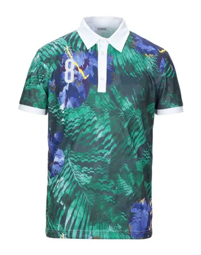 Bikkembergs Polo Shirts In Green