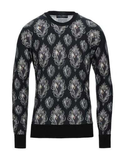 Dolce & Gabbana Sweaters In Black