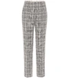 GUCCI WOOL AND COTTON-BLEND STRAIGHT PANTS,P00436152