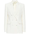 MAX MARA OTTUSO LINEN AND SILK BLAZER,P00449353