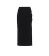 ADAM SELMAN SPORT HIGH-RISE JERSEY MIDI SKIRT,P00465725