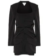 Bottega Veneta Technical Gabardine Blazer In Brown