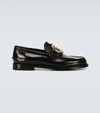 BURBERRY BEDMOORE LOAFERS WITH TB BUCKLE,P00433372