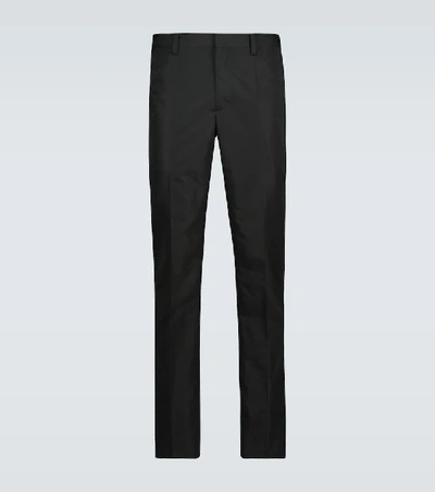 Undercover Slim-fit Technical Fabric Trousers In Black