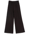 Apiece Apart Classic High Rise Wide Leg Merida Pant In Black