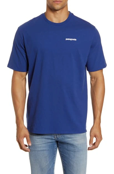 Patagonia P-6 Logo Responsibili-tee Graphic Tee In Superior Blue