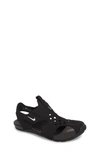 Nike Toddler Sunray Protect 2 Stay-put Closure Sandals From Finish Line In Black/ White