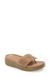 Donald Pliner Fifi Slide Sandal In Natural Suede