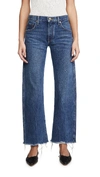 Khaite Gabbie Raw-hem Jeans In Fargo