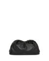 Mansur Gavriel Soft Ruffled Clutch Bag In Red