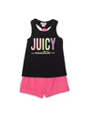 JUICY COUTURE LITTLE GIRL'S TWO-PIECE TANK TOP & SHORTS SET,0400012461846