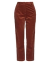 Aspesi Casual Pants In Rust