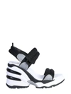 Ash Cosmos Chunky-heel Sporty Sandals In Nero