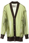 FENDI SEQUINED VICHY CARDIGAN,201405DCD000001-F1AKZ